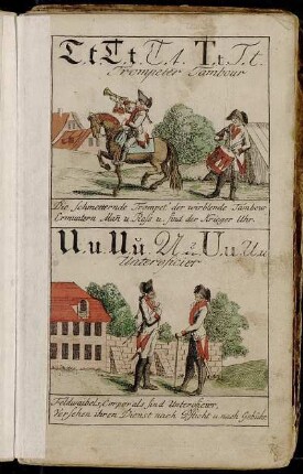 T. Trompeter Tambour. - U. Unteroficier.