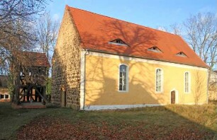 Saßleben (Zasłomjeń), Calau, Saßlebener Dorfstraße