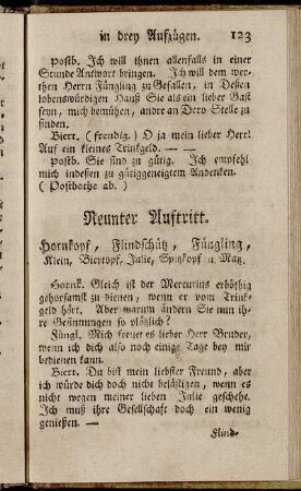Neunter Auftritt. - Letzter Auftritt.