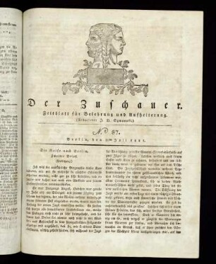 No. 87 - 21. Juli 1821