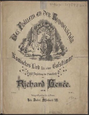 Das Fräulein an der Himmelsthür : komisches Lied für eine Bassstimme mit Begleitung des Pianoforte ; op. 36