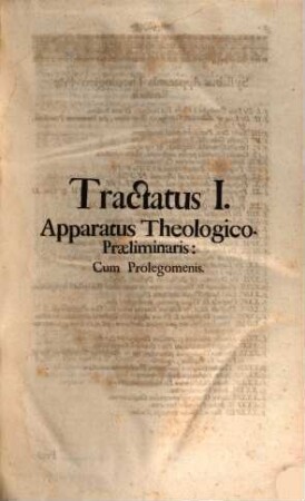 Sacra theologia scholastico-polemico-practica, 1