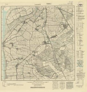 2517 (alte Nr.: 1113) Loxstedt, Meßtischblatt (4cm - Karte)