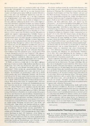 904-906 [Rezension] Reith, Karl Friedrich, Mikrologie