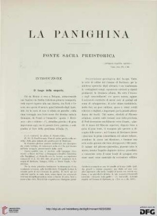 29: La Panighina : fonte sacra preistorica