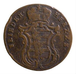 Münze, 1 1/2 Pfennig, 1753