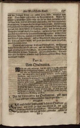 Pars 21. Von Quadranten.