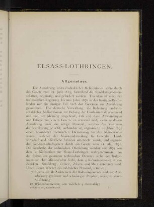 Elsass-Lothringen.