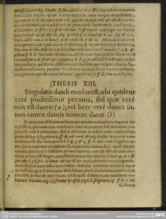 Thesis XIII.