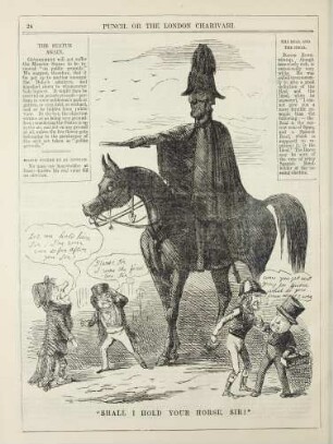 "Shall I hold your horse, sir?"