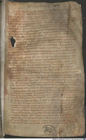 Commentarius in artem sive editionem primam Donati - BSB Clm 14779