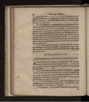 An Evangelium proprie acceptum leges contineat?