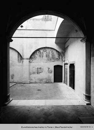 Wanddekoration : Die Ausmalung des Innenhofs und der Loggia : Heldenreihe