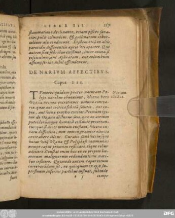 De Narium Affectibus. Caput III.