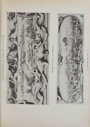 Deux bordures du siège de l'île de Ré