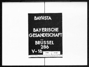 Die Zulassung der Lebens- und Unfallversicherungsgesellschaft "La Royale Belge" in Bayern
