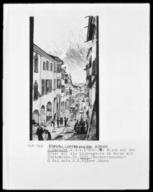 Die Laubengasse in Meran