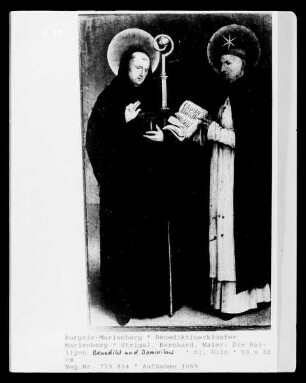 Die Heiligen Benedikt und Dominikus