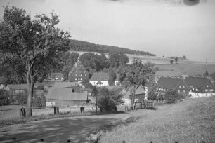 Cunnersdorf: erzgebirgische Landschaft bei Cunnersdorf [mit Forsthof Cunnersdorf]