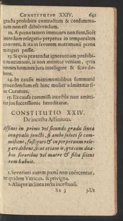 Constitutio XXIV.