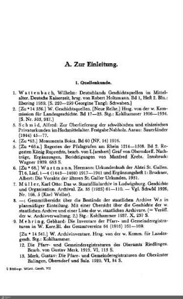 1. Quellenkunde