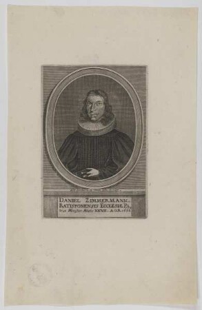 Bildnis des Daniel Zimmermann