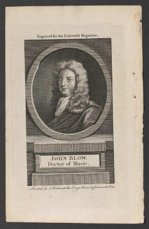Porträt John Blow (1649-1708)