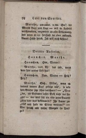 Dritter Auftritt. Hannchen. Marthe.