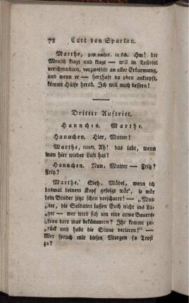 Dritter Auftritt. Hannchen. Marthe.