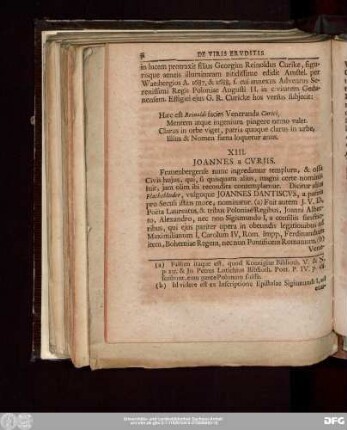 XIII. Ioannes a Curiis.