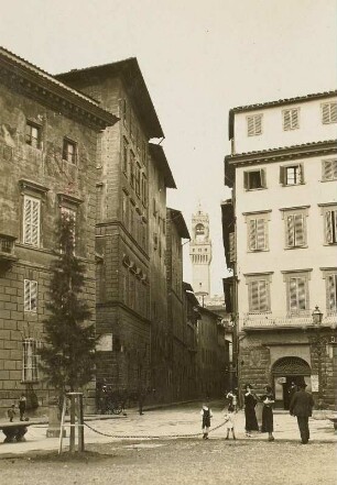 Florenz. Blick zum Turm des Palazzo Vecchio