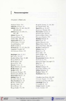 Personenregister
