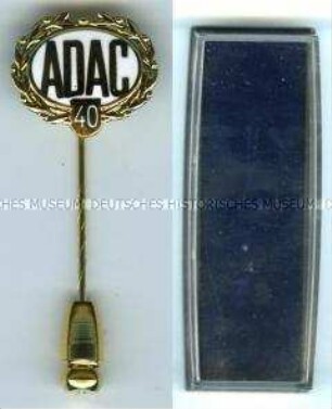 ADAC-Ehrenmitgliedsabzeichen für 40jährige Mitgliedschaft
