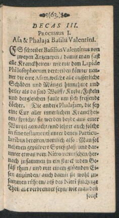 Decas III. Processus I. - X.