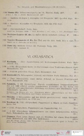 VI. Ostasiatica (Nr. 1187 - 1201)