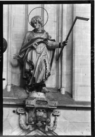 Salem Münster - Klosterkirche Maria Himmelfahrt Mittelschiff Apostelstatue