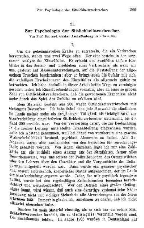 399-416, Zur Psychologie der Sittlichkeitsverbrecher