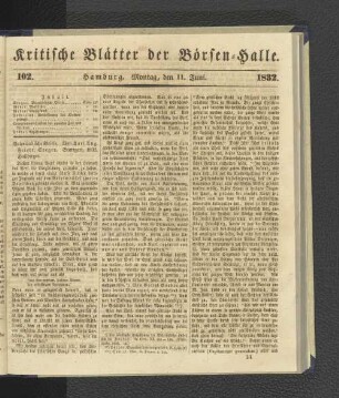 102. 11. Juni 1832