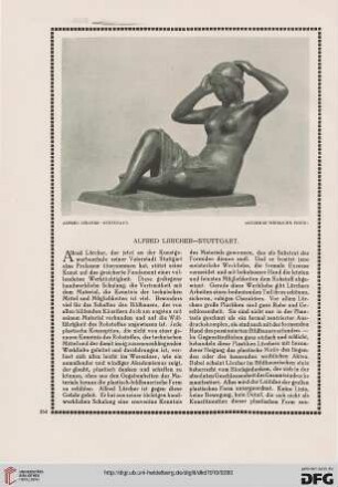 Alfred Lörcher, Stuttgart