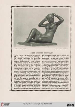 Alfred Lörcher, Stuttgart
