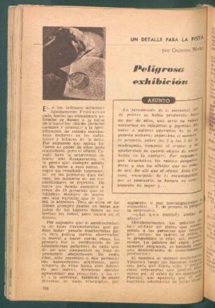 Peligrosa exhibición : Un detalle para la pista