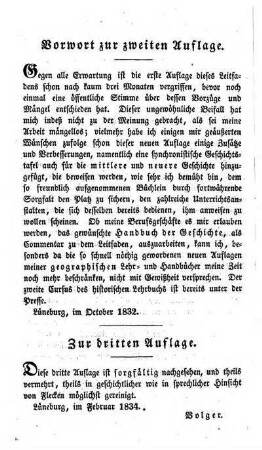 Zur dritten Auflage