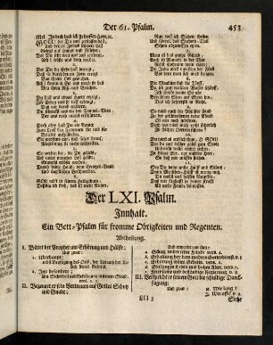 453-459, Der LXI. Psalm
