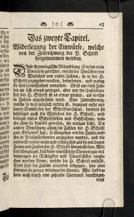 43-53, Diese chronologische Abhandlung...