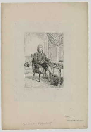 Porträt von Charles-Maurice de Talleyrand-Périgord