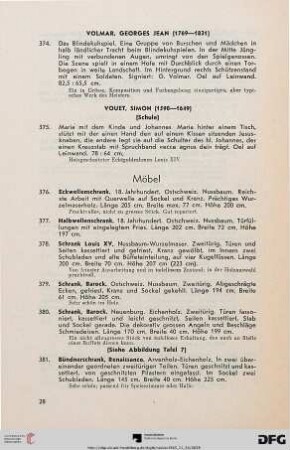 Möbel (Nr. 376-453)