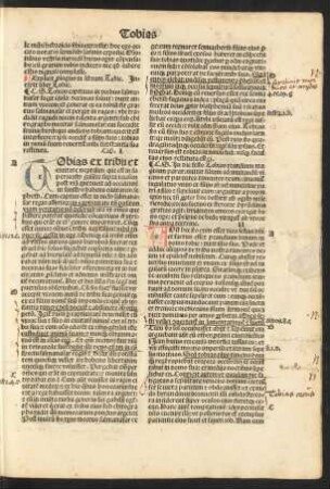 Incipit liber Tobie.