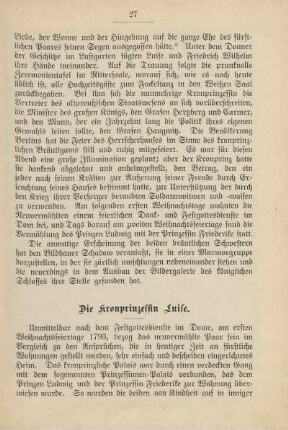 Die Kronprinzessin Luise