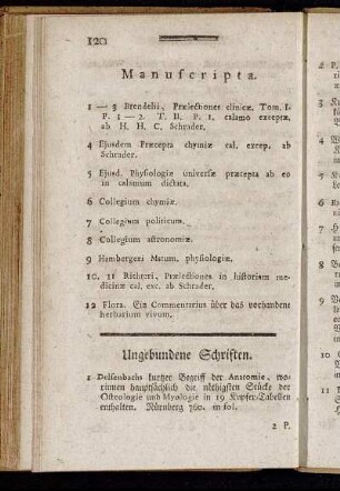 Manuscripta. - Ungebundene Schriften.