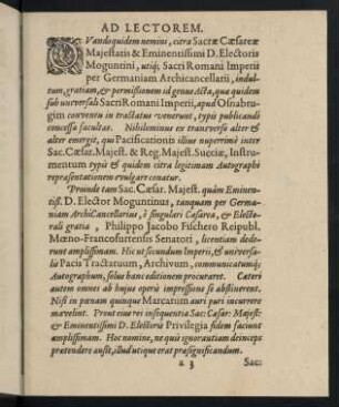 a3r, Ad Lectorem